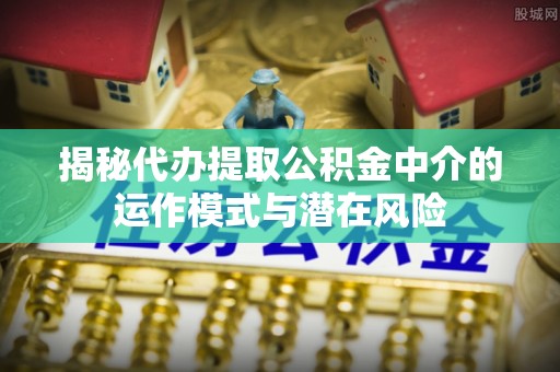 城区揭秘代办提取公积金中介的运作模式与潜在风险
