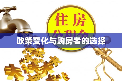 城区政策变化与购房者的选择