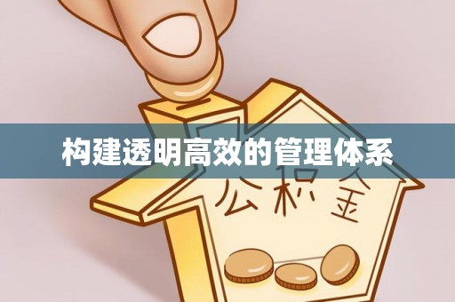 城区构建透明高效的管理体系