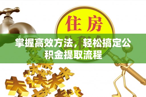 城区掌握高效方法，轻松搞定公积金提取流程